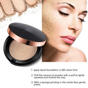 Custom Cosmetic Makeup  Compact Pressed Powder