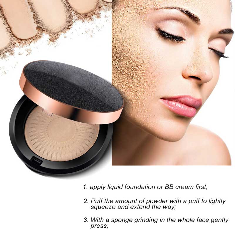 Custom Cosmetic Makeup  Compact Pressed Powder